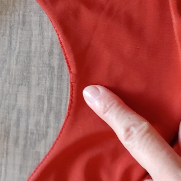 ๐ 3/$20๐ Okakie Rust Body Suit Size XS labelled as S (See description details) - Picture 8 of 9